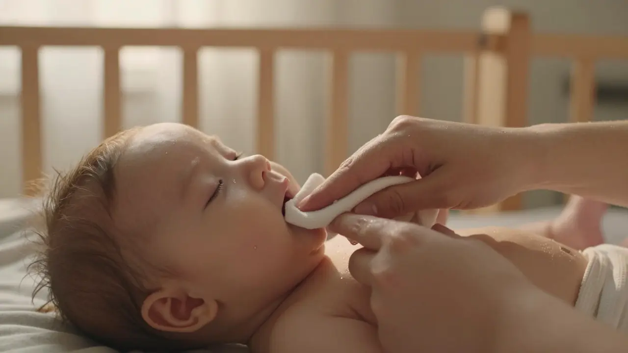 Jak masáž kojenců a batolat může ulevit při zubání