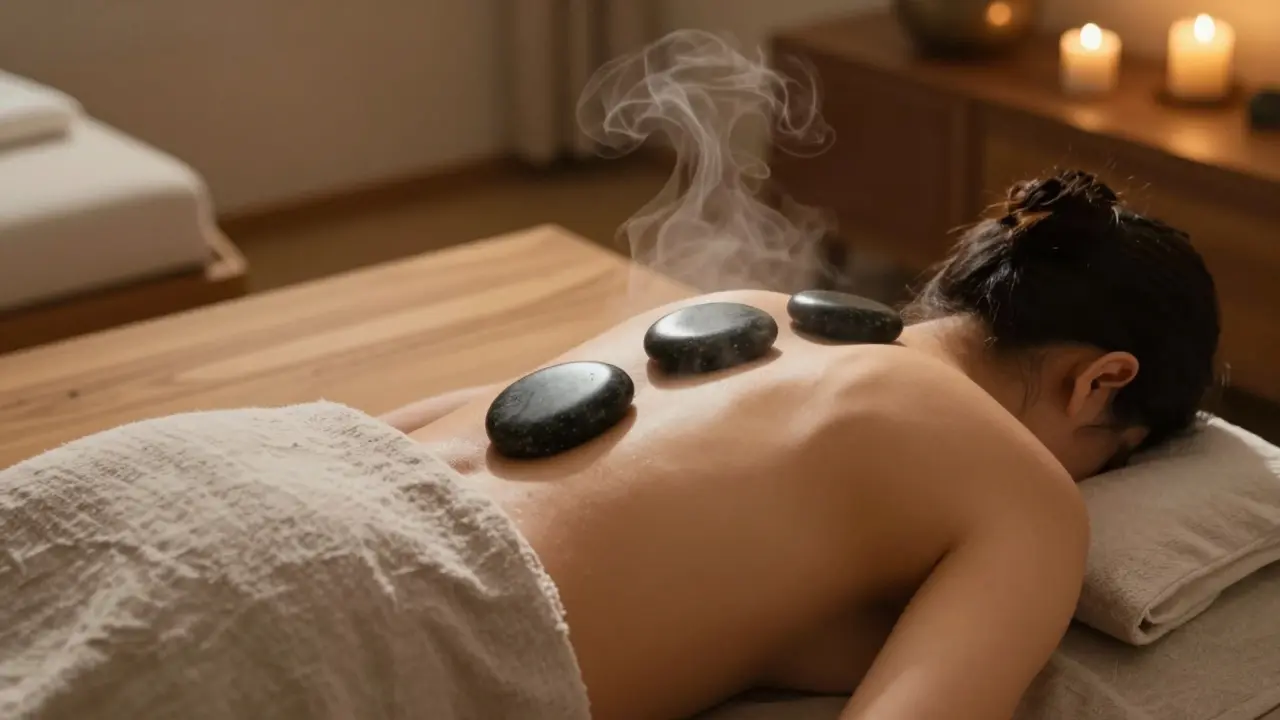 Zlepšení spánku díky masáži lávovými kameny: Jak teplé kameny pomáhají usnout rychleji a hlouběji