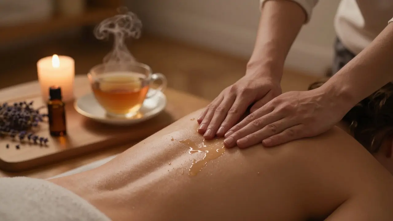 Aromaterapeutická masáž: Jak využít její přínosy doma
