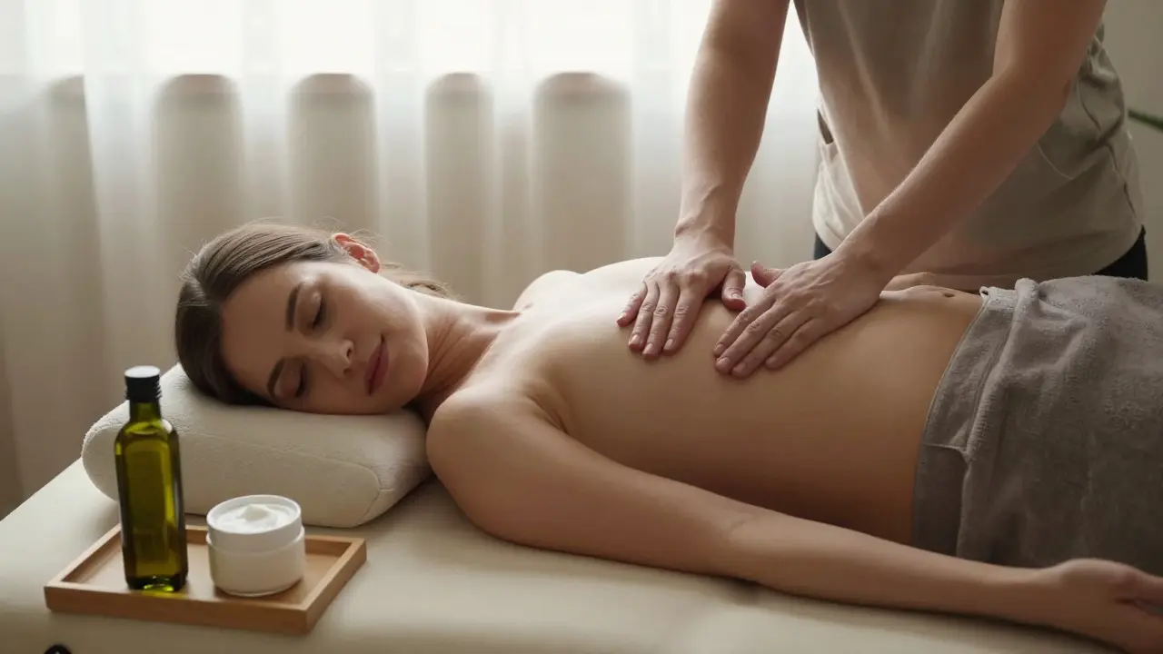 Jak masírovat těhotnou: bezpečné techniky pro klid, odpočinek a přípravu na porod