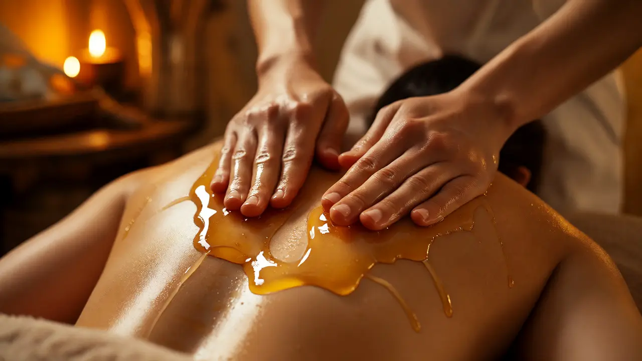 Medová masáž jako přirozený lék na stres: Průvodce relaxací